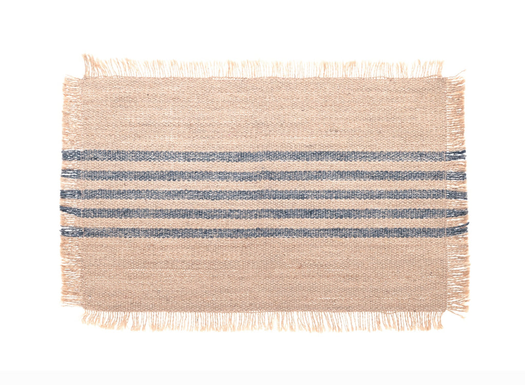 Blue Stripe Placemat - Jute - Distinctly Living