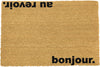 Bonjour, Au Revoir Doormat - Distinctly Living