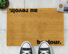 Bonjour, Au Revoir Doormat - Distinctly Living