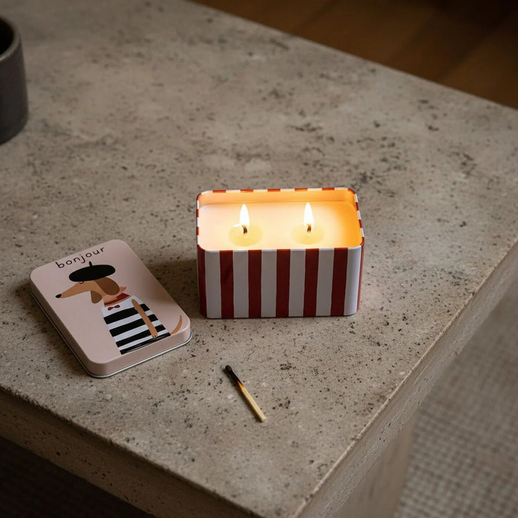 Bonjour Dog Candle Tin - Distinctly Living