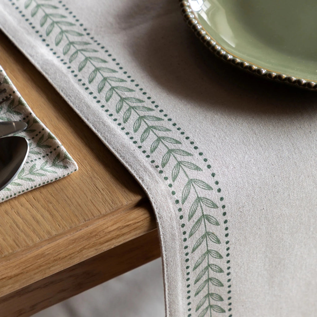 Branch and Leaf Table Runner 1.8m - Distinctly Living