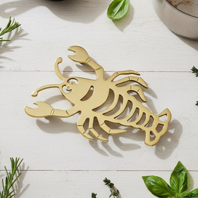 Brass Lobster Trivet - Distinctly Living
