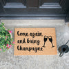 Bring Champagne Doormat - Distinctly Living