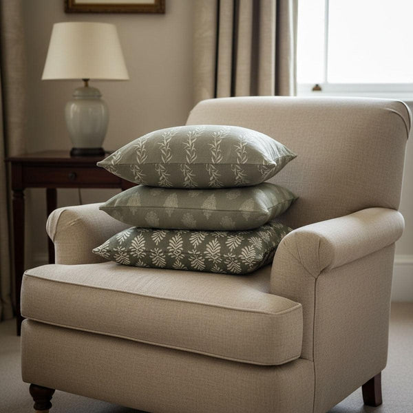 Bristol Avocado Cushion - Distinctly Living