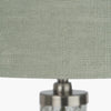 Bubble Glass Table Lamp and Linen Shade - Distinctly Living