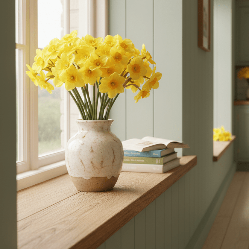 Bunch of Faux Daffodils - Bunch of 12 - Distinctly Living