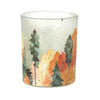 Burnt Amber Leaves Candle Holder - Distinctly Living