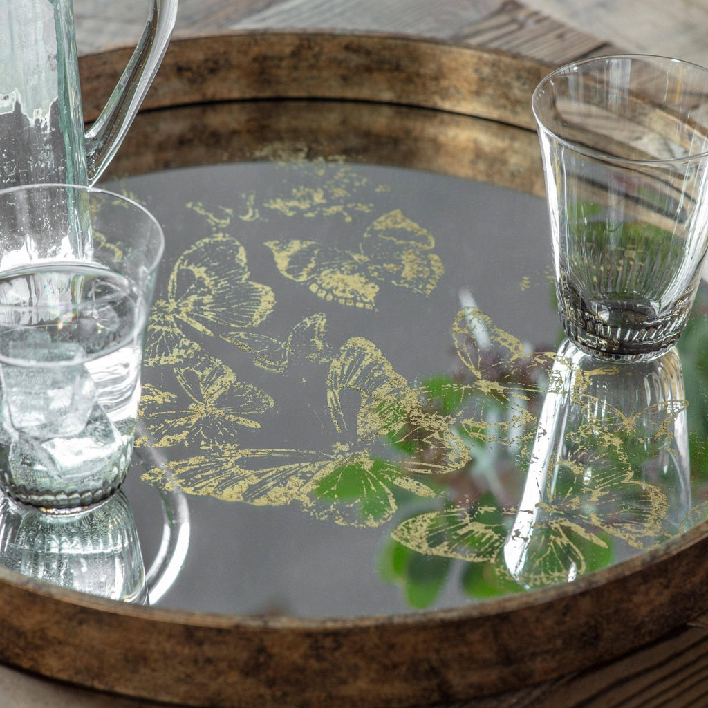 Butterfly Mirror Tray - Distinctly Living