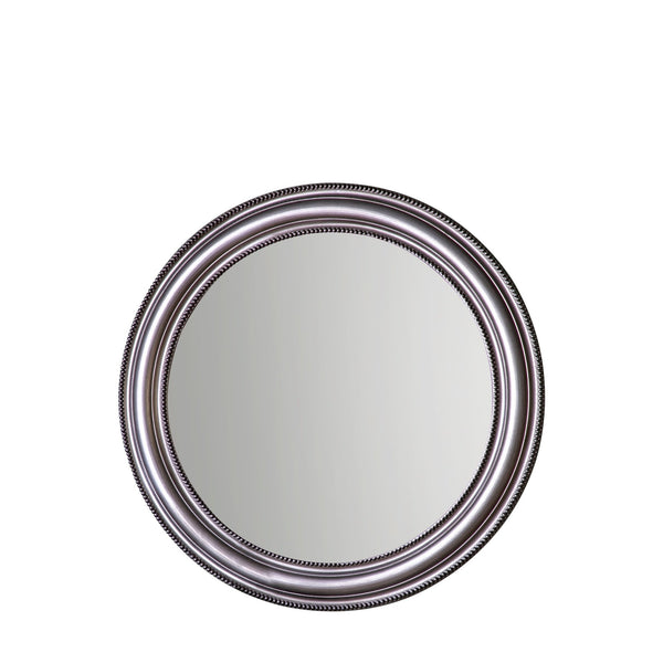Calzada Round Mirror Pewter - Distinctly Living