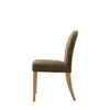 Carvos Dining Chair - Boucle Moss Green or Leather - Distinctly Living