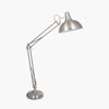 Cefalù Brushed Chrome Metal Task Floor Lamp - Distinctly Living