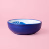 Ceramic Grater Bowl - Blue Fish - Distinctly Living