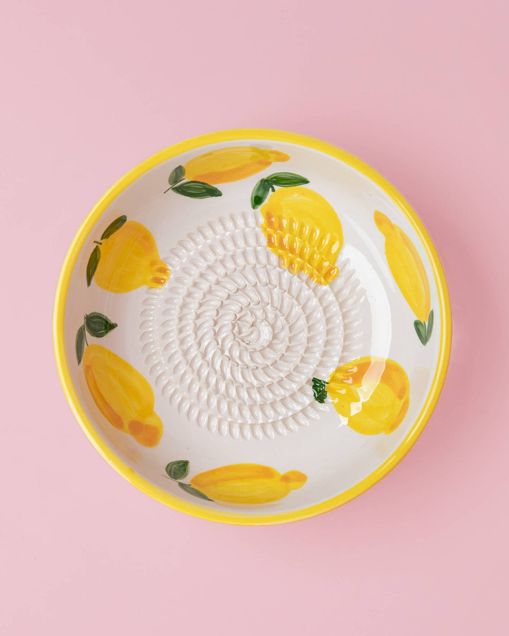 Ceramic Grater Bowl - Lemons - Distinctly Living