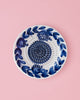Ceramic Grater Plate - Blue Flower - Distinctly Living