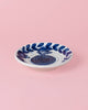 Ceramic Grater Plate - Blue Flower - Distinctly Living