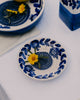Ceramic Grater Plate - Blue Flower - Distinctly Living