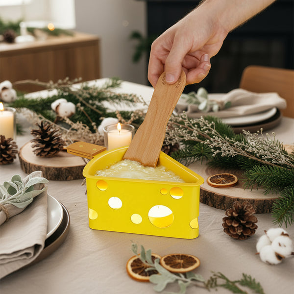 Cheese Shaped Raclette - Gift Boxed - Distinctly Living