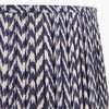 Chevron Pleat Lamp Shade in Blue - Distinctly Living