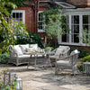 Chichester Garden Set - Two Armchairs - A Three Seater Sofa and A Table - Distinctly Living