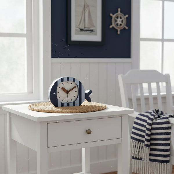 Children's Clock - Mantel Clock - Desk Clock - Fish - Distinctly Living