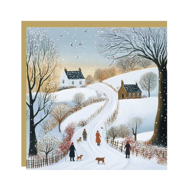 Christmas Eve Snowfall Charity Cards Pack of 6 - Distinctly Living