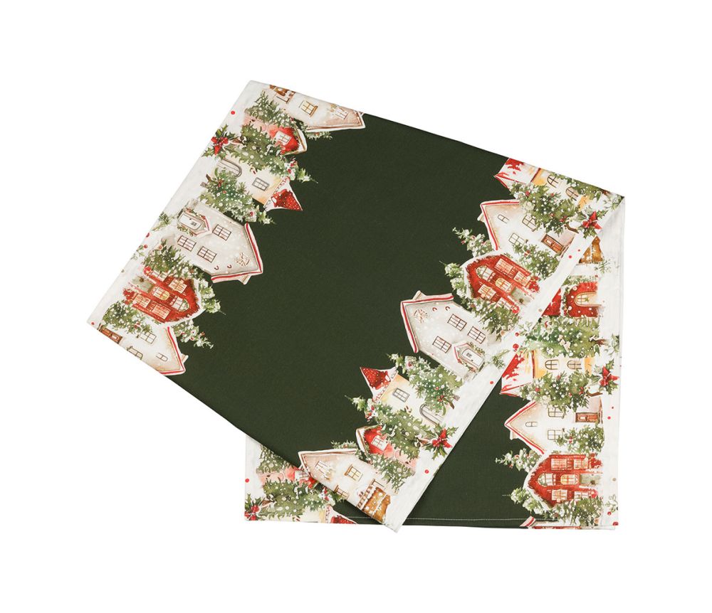 Christmas Houses Table Runner - Distinctly Living