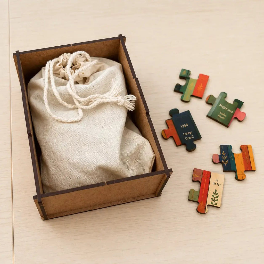 Christmas Ice Skating Mini Jigsaw Puzzle - Distinctly Living