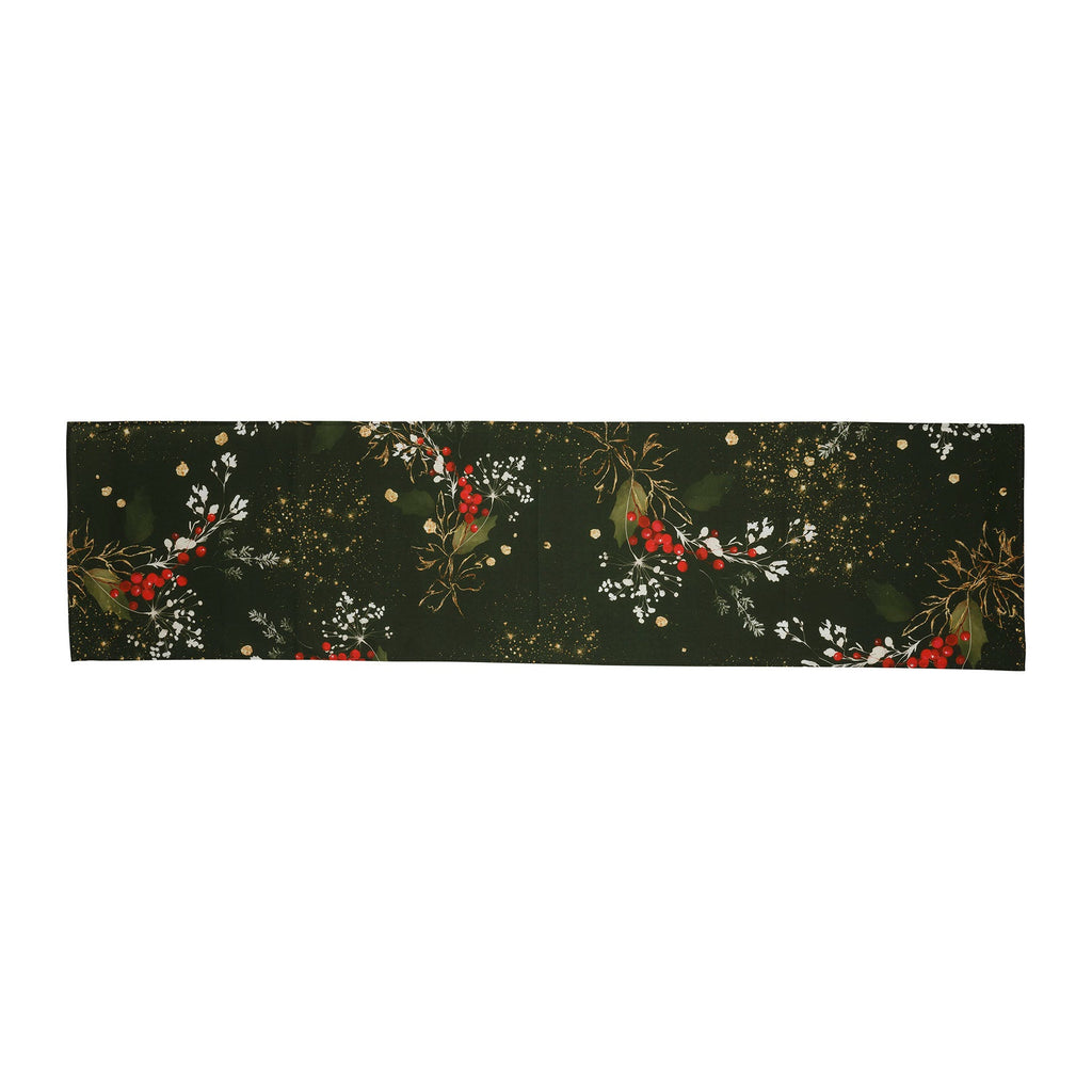 Christmas Ponsetia Table Runner - Distinctly Living