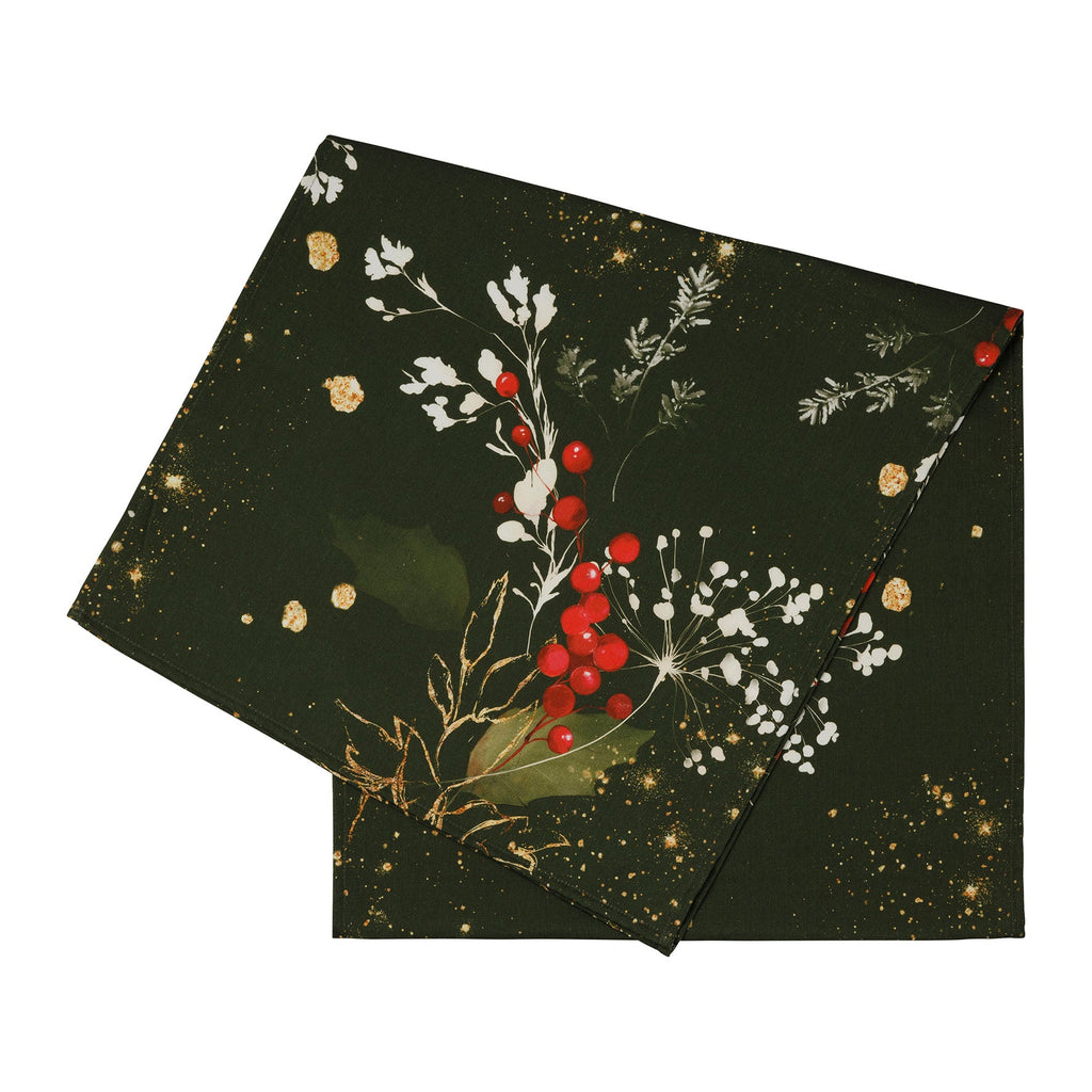 Christmas Ponsetia Table Runner - Distinctly Living