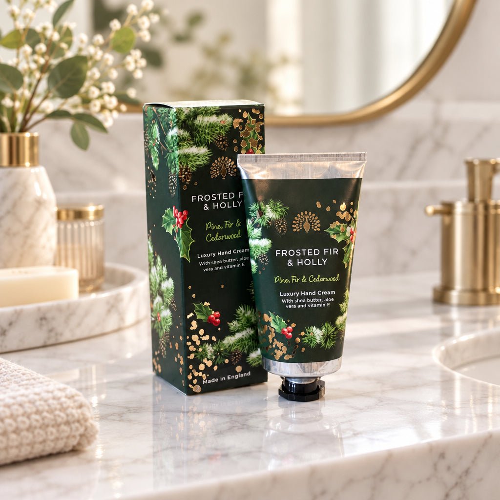 Christmas Tidings Frosted Fir & Holly Hand Cream - Distinctly Living