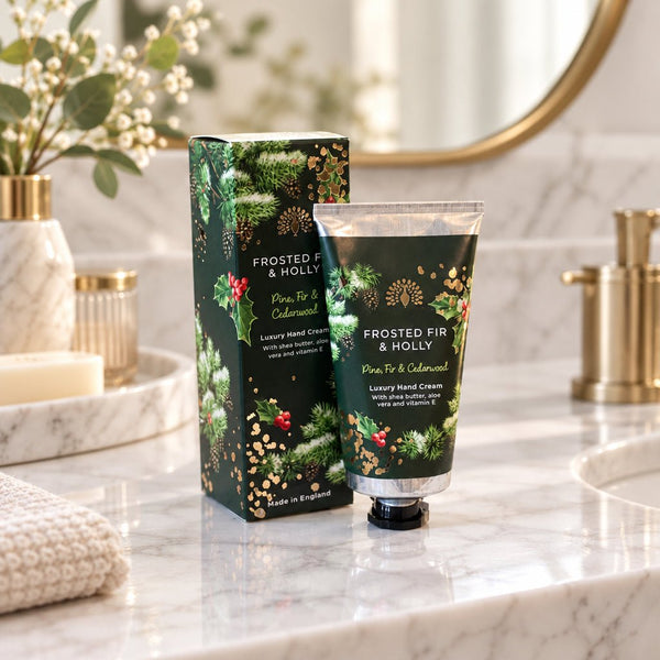 Christmas Tidings Frosted Fir & Holly Hand Cream - Distinctly Living