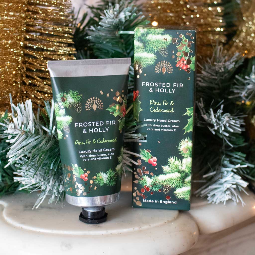 Christmas Tidings Frosted Fir & Holly Hand Cream - Distinctly Living