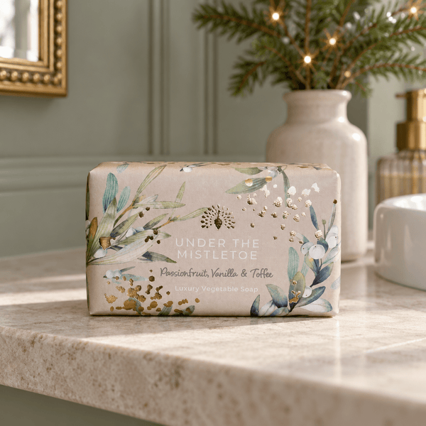 Christmas Tidings Under the Mistletoe Soap - Distinctly Living