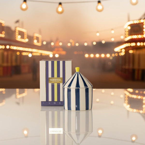 Circus Tent Candle - Oud & Leather - Distinctly Living