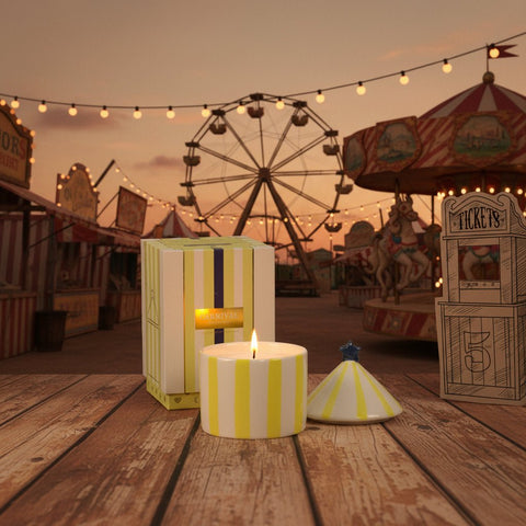 Circus Tent Candle Pot - Amber and Bergamot - Distinctly Living