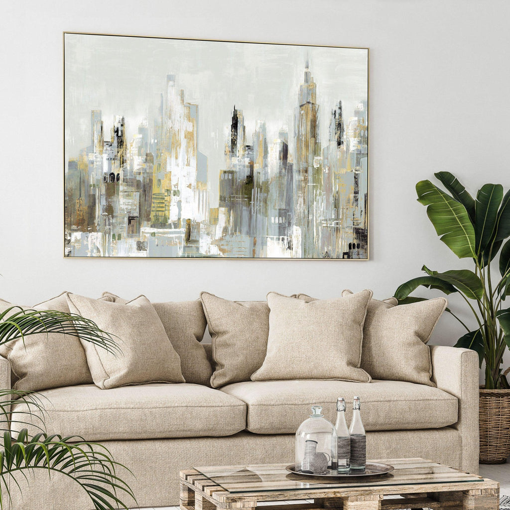 City Limits Framed Canvas - Distinctly Living