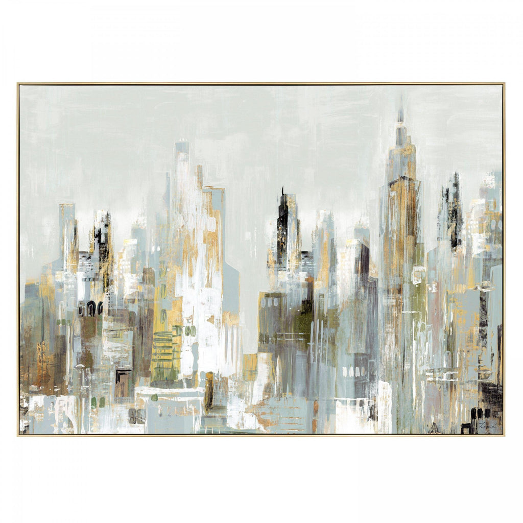 City Limits Framed Canvas - Distinctly Living