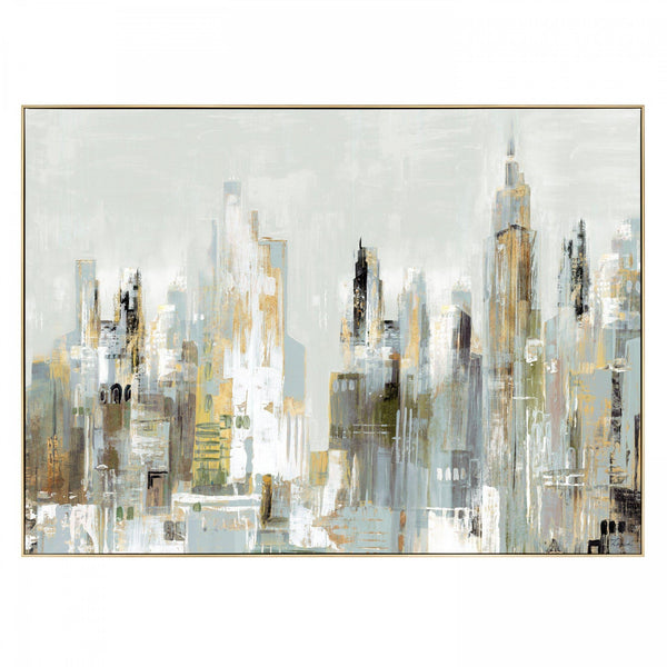 City Limits Framed Canvas - Distinctly Living