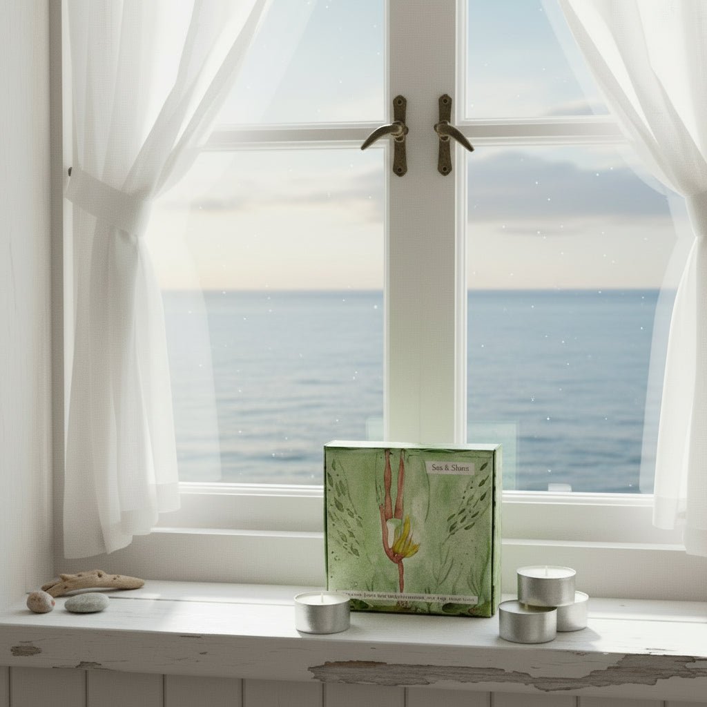 Coastal Shores - Box of 9 Scented Tealights - Various Scents - Distinctly Living