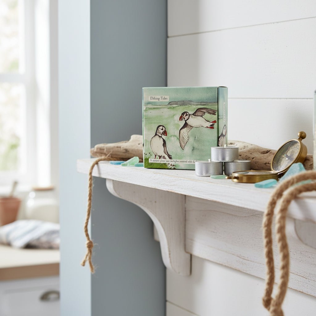 Coastal Shores - Box of 9 Scented Tealights - Various Scents - Distinctly Living