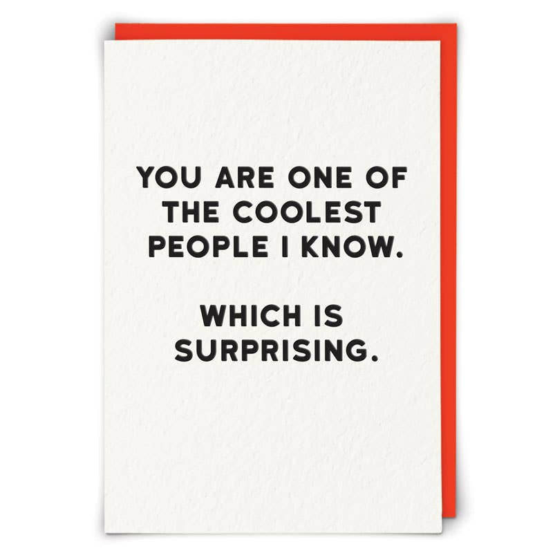 Coolest People Greetings Card - Distinctly Living