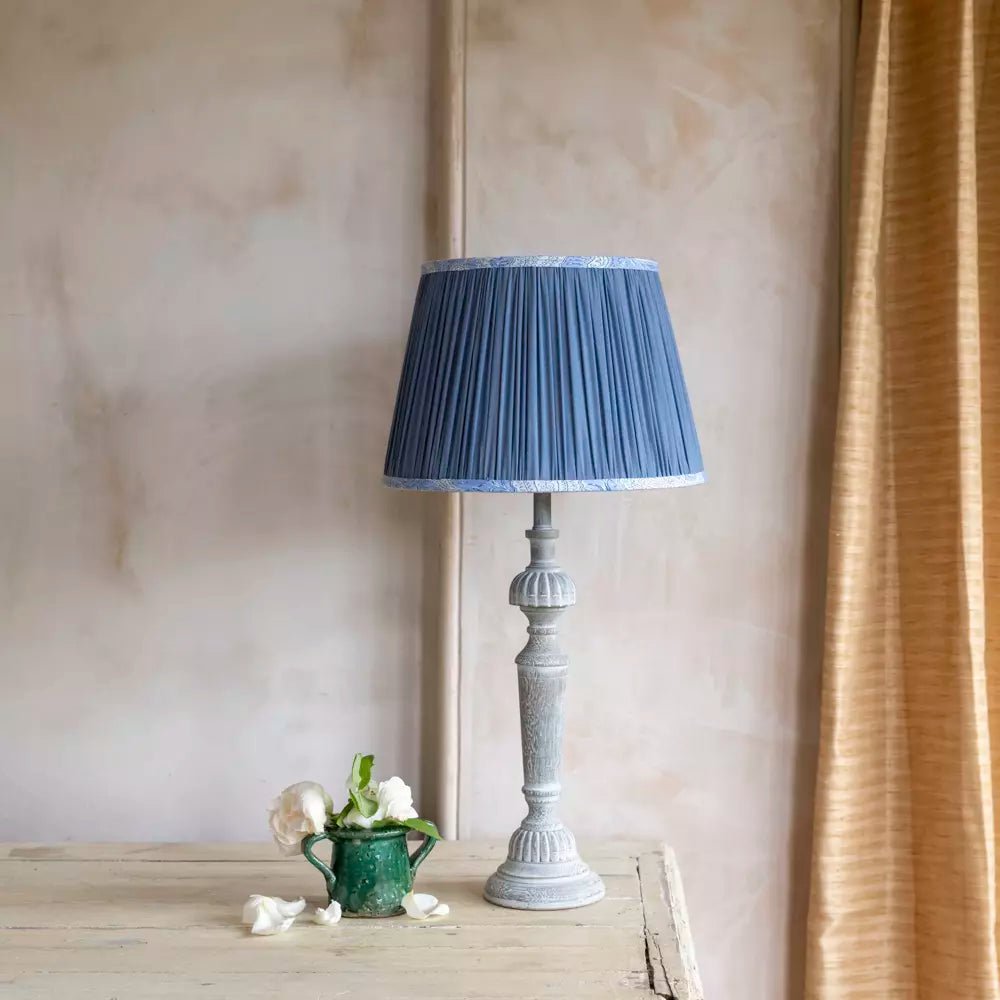 Cornelia Table Lamp and Blue Shade - Distinctly Living