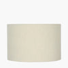 Cream Linen Drum Lamp Shade - Various Sizes - Distinctly Living
