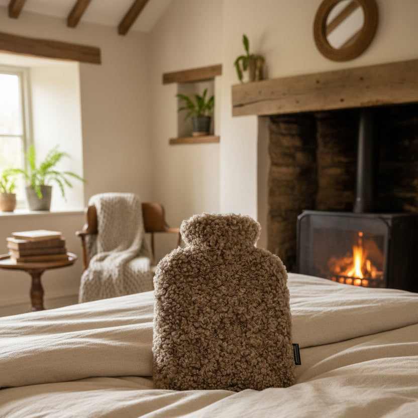Curly Sheepskin Hot Water Bottle - Coco - Distinctly Living