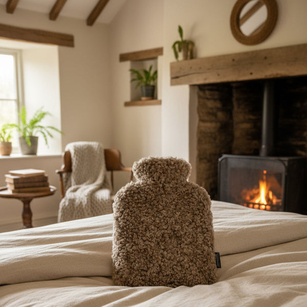 Curly Sheepskin Hot Water Bottle - Coco - Distinctly Living
