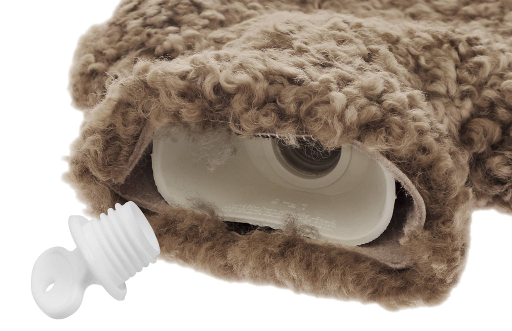 Curly Sheepskin Hot Water Bottle - Coco - Distinctly Living