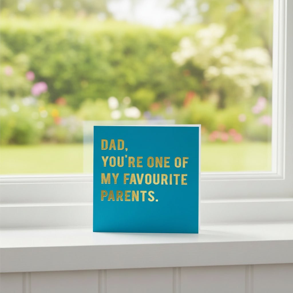 Dad Favourite Greetings Card - Distinctly Living