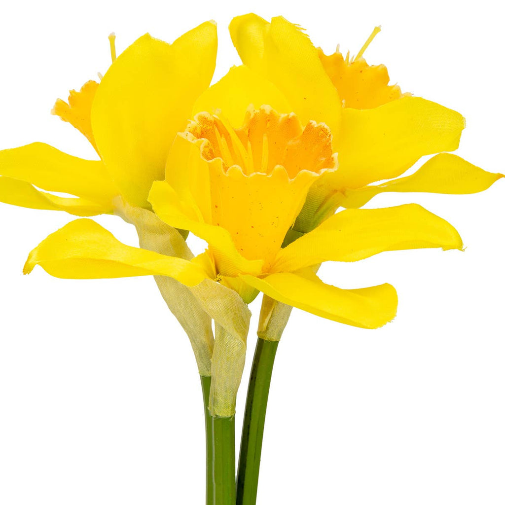 Daffodil Flowers Bouquet x 3 Heads Yellow - Distinctly Living