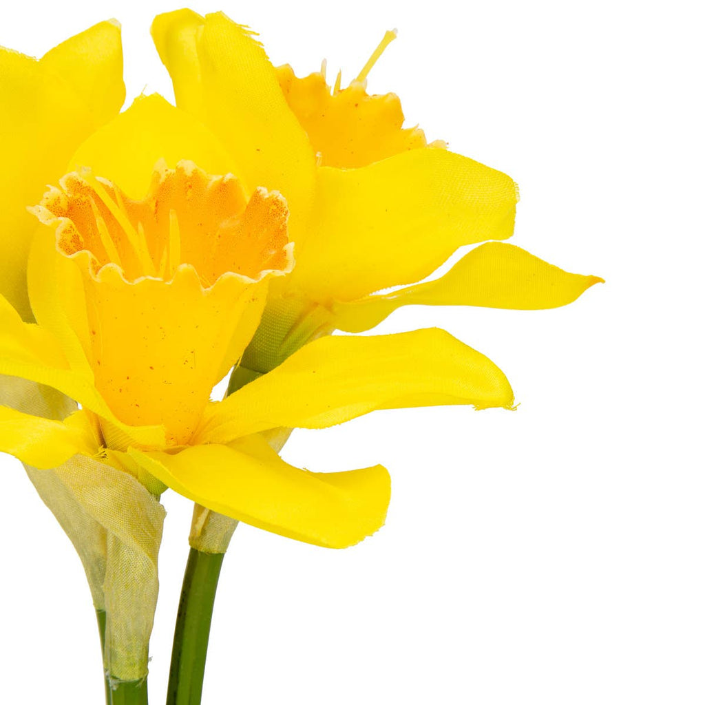 Daffodil Flowers Bouquet x 3 Heads Yellow - Distinctly Living