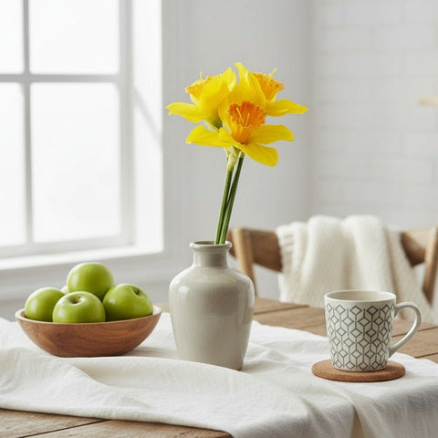 Daffodil Flowers Bouquet x 3 Heads Yellow - Distinctly Living